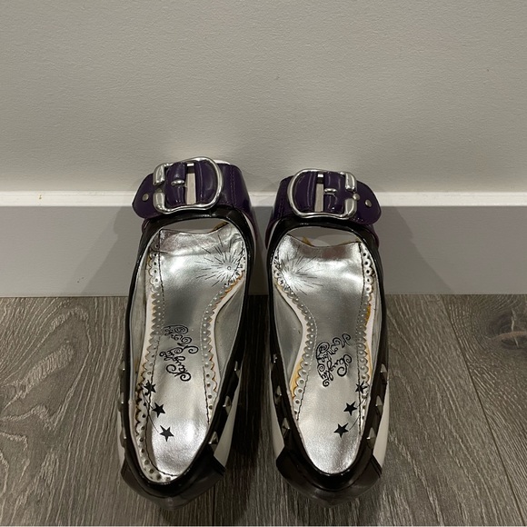 [NAUGHTY MONKEY] Y2K style Punk Chic Heels - Picture 4 of 4